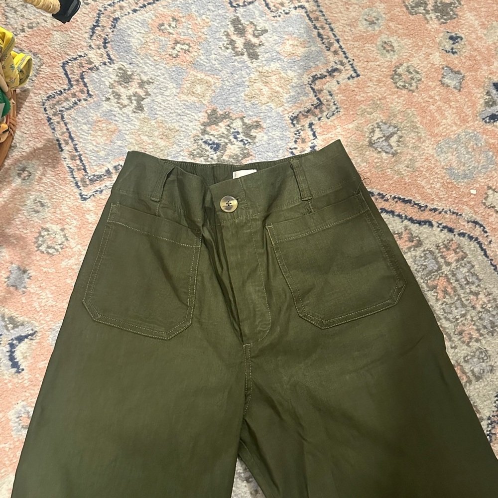 Anthropology Olive Green Pants